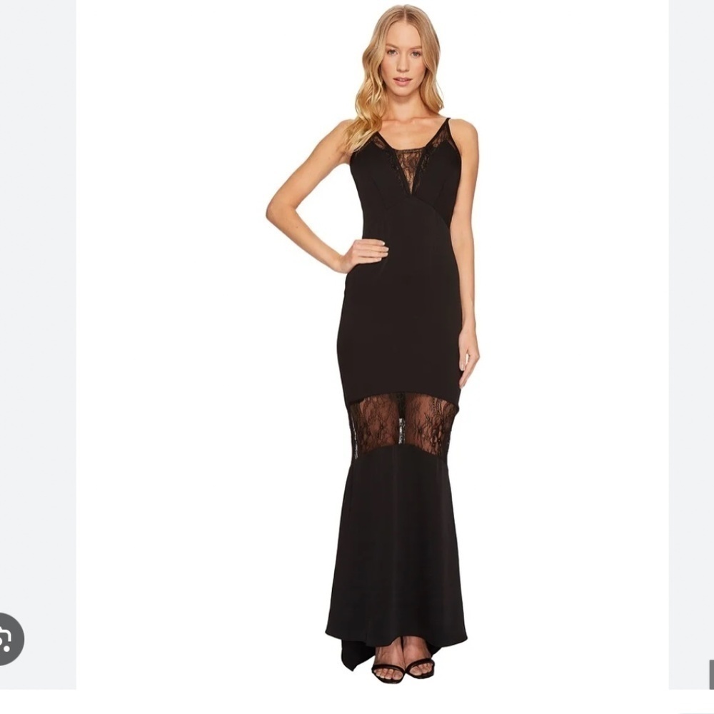Adelyn rae maxi dress with lace gown  evening dress small